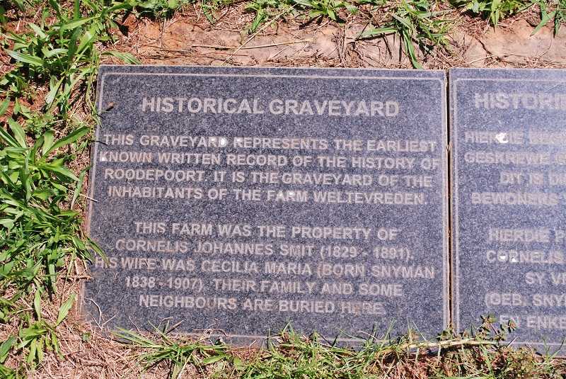 Cemetery Plaque