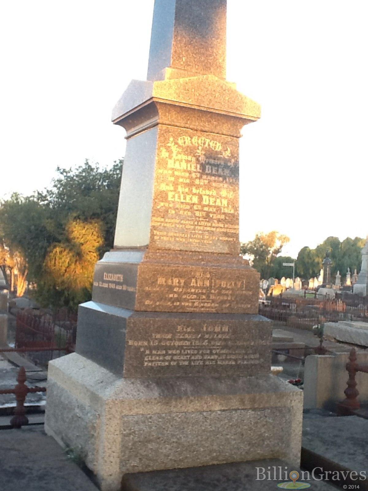 Headstone